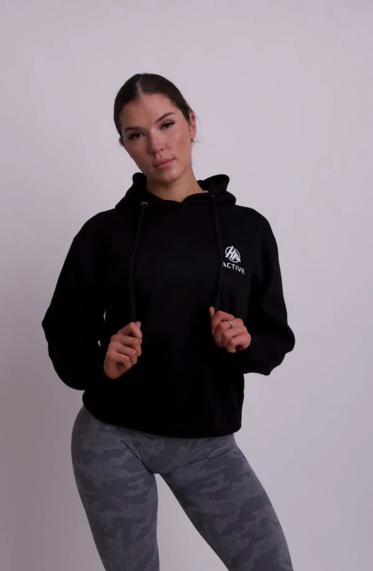 Black Emblem Hoodie, view 1