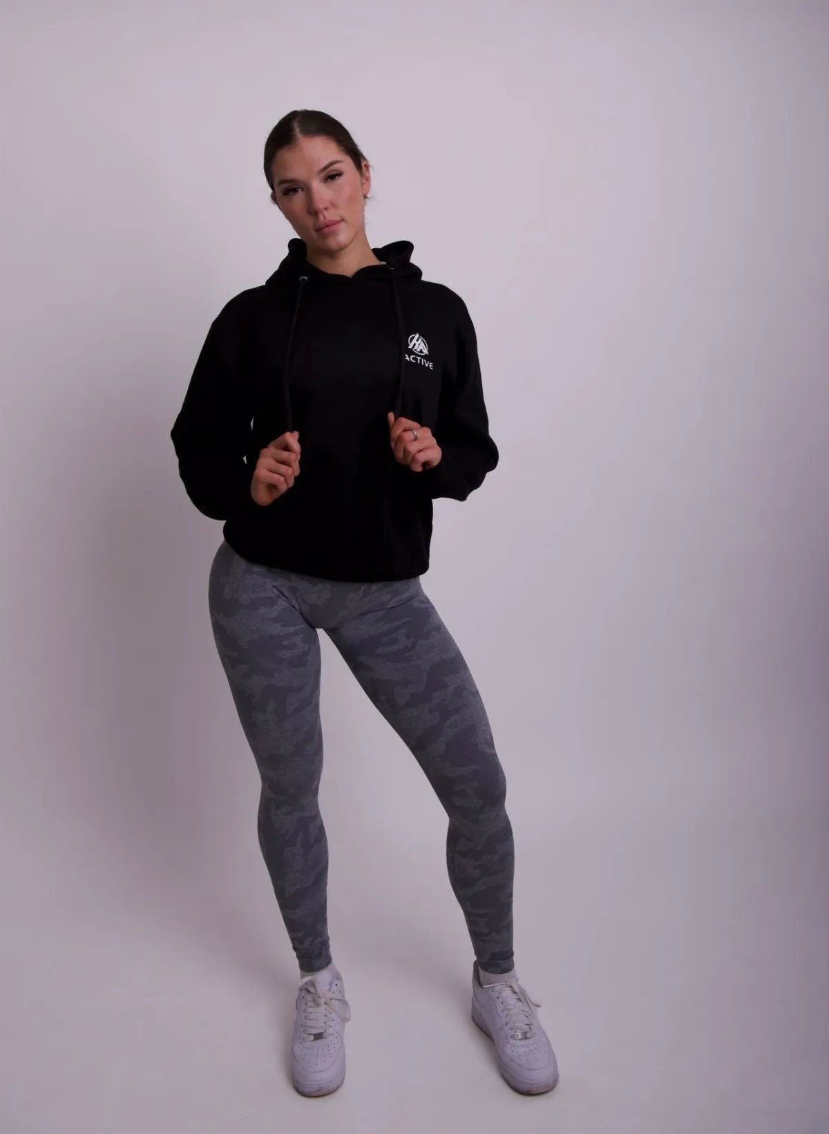 Black Emblem Hoodie, view 2