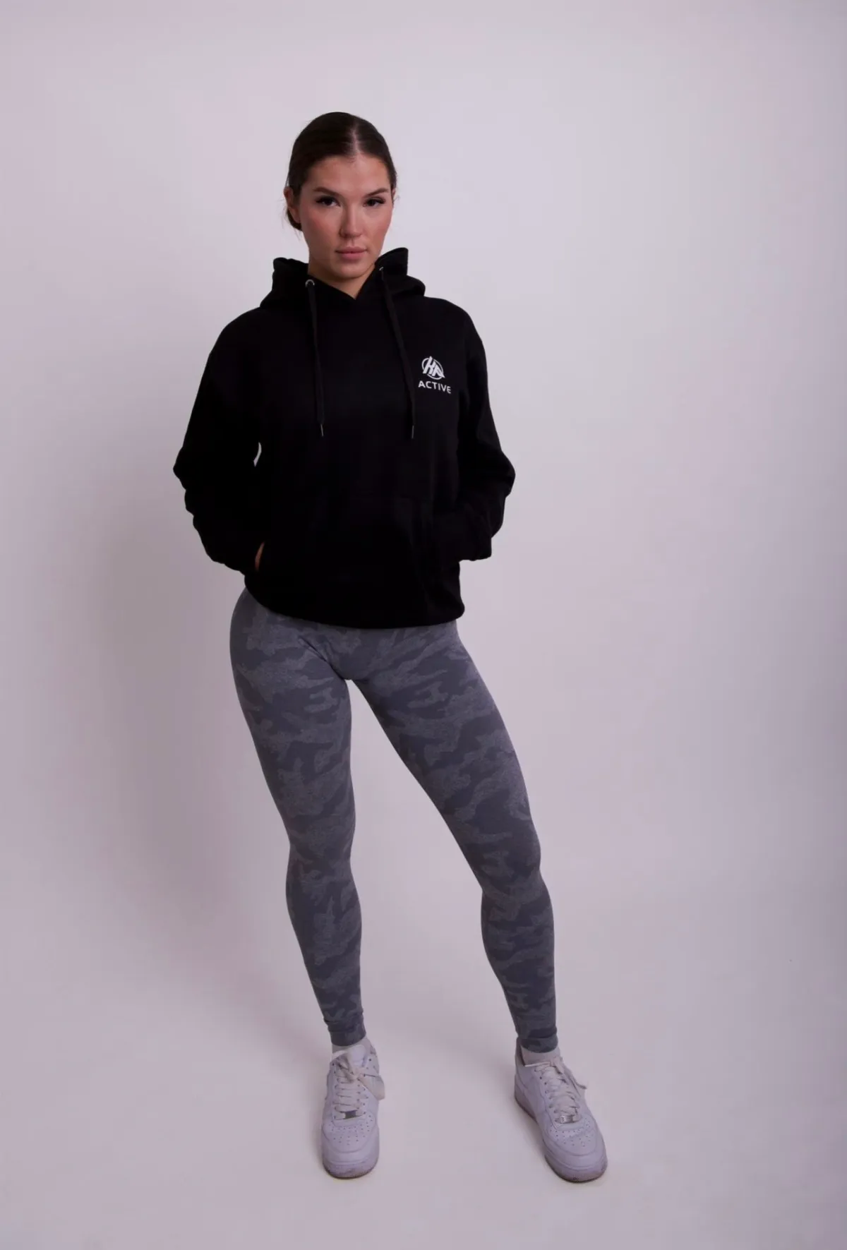 Black Emblem Hoodie, view 5