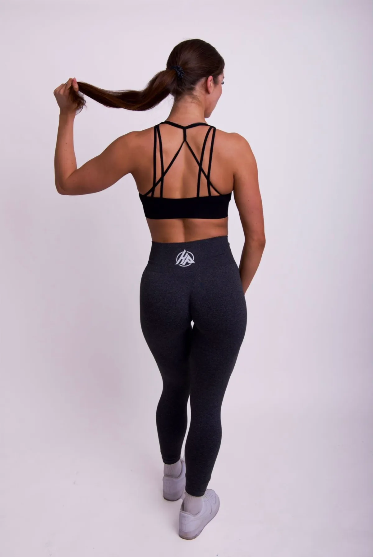 Black Seamless Leggings, view 2