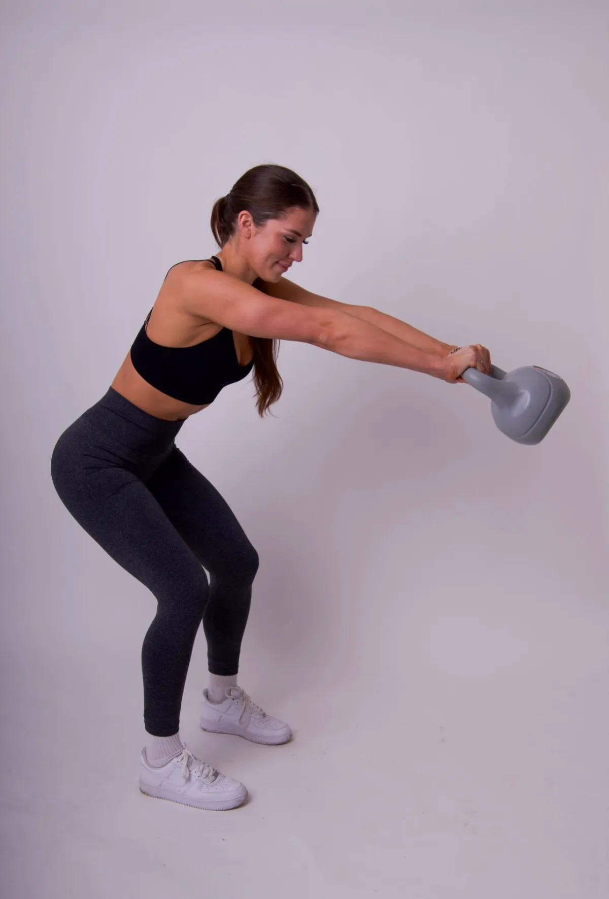 Black Seamless Leggings, view 4