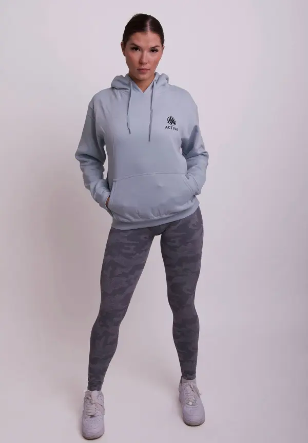 Blue Emblem Hoodie