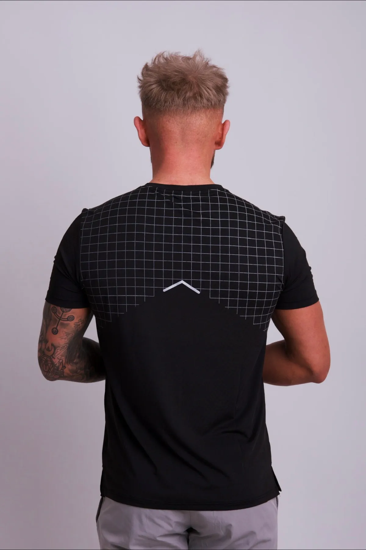Checked Active T-Shirt, view 2