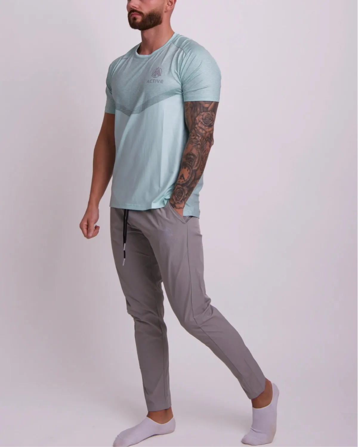 Mint Blue Tech T-Shirt, view 1