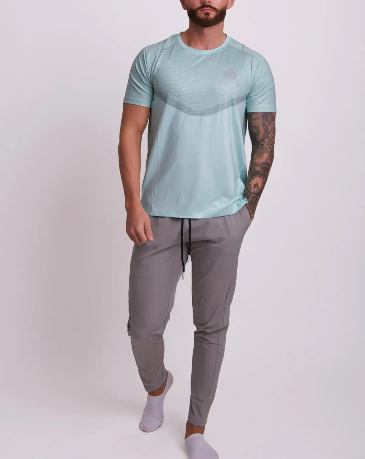 Mint Blue Tech T-Shirt, view 4