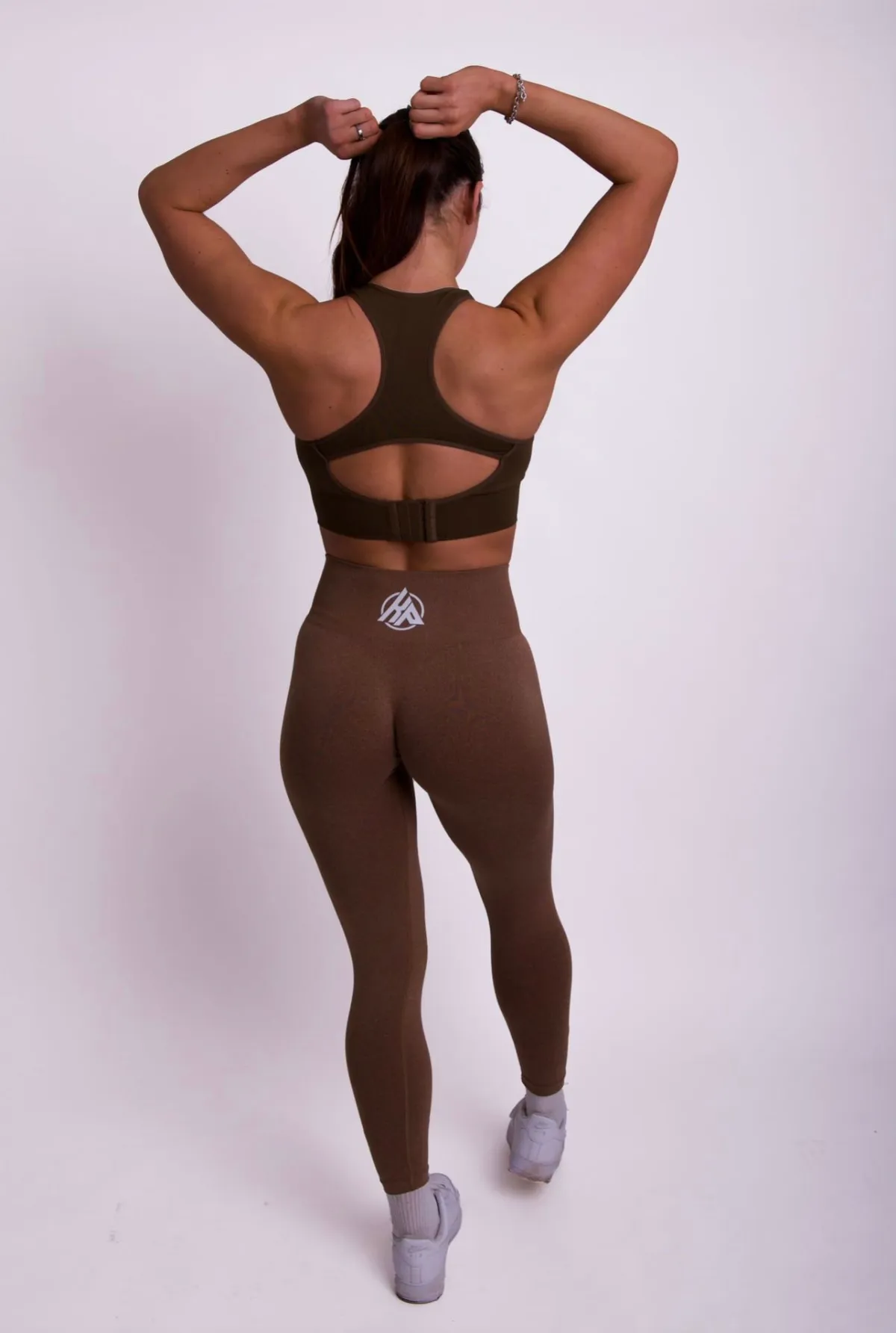 Mocha Sports Bra, view 3