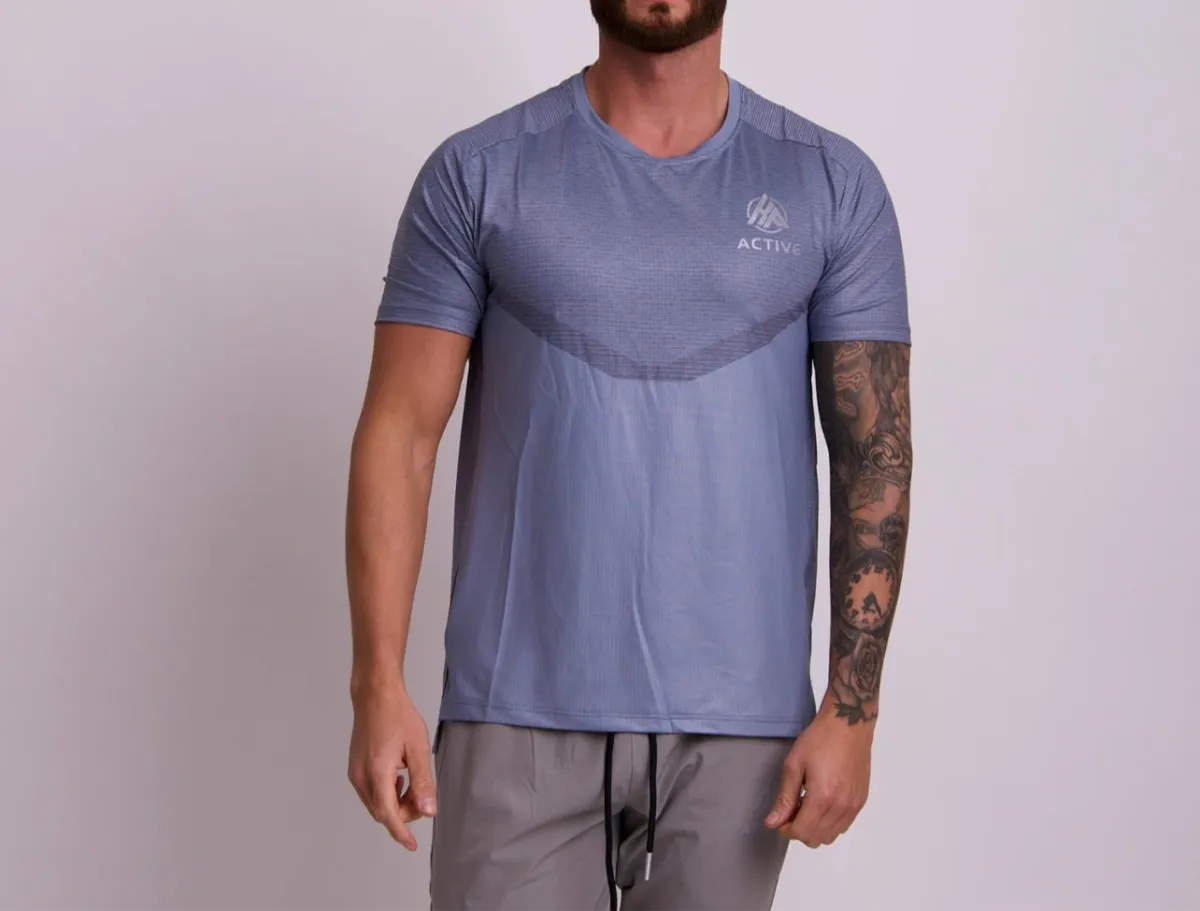 Steel Blue Tech T-Shirt, view 1