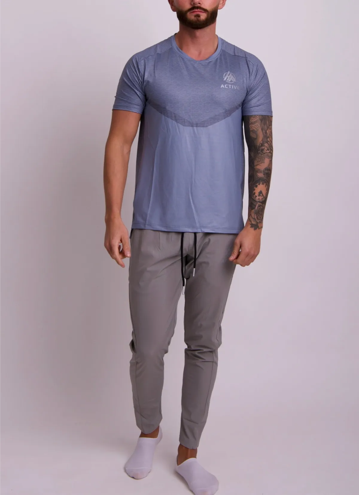 Steel Blue Tech T-Shirt, view 3