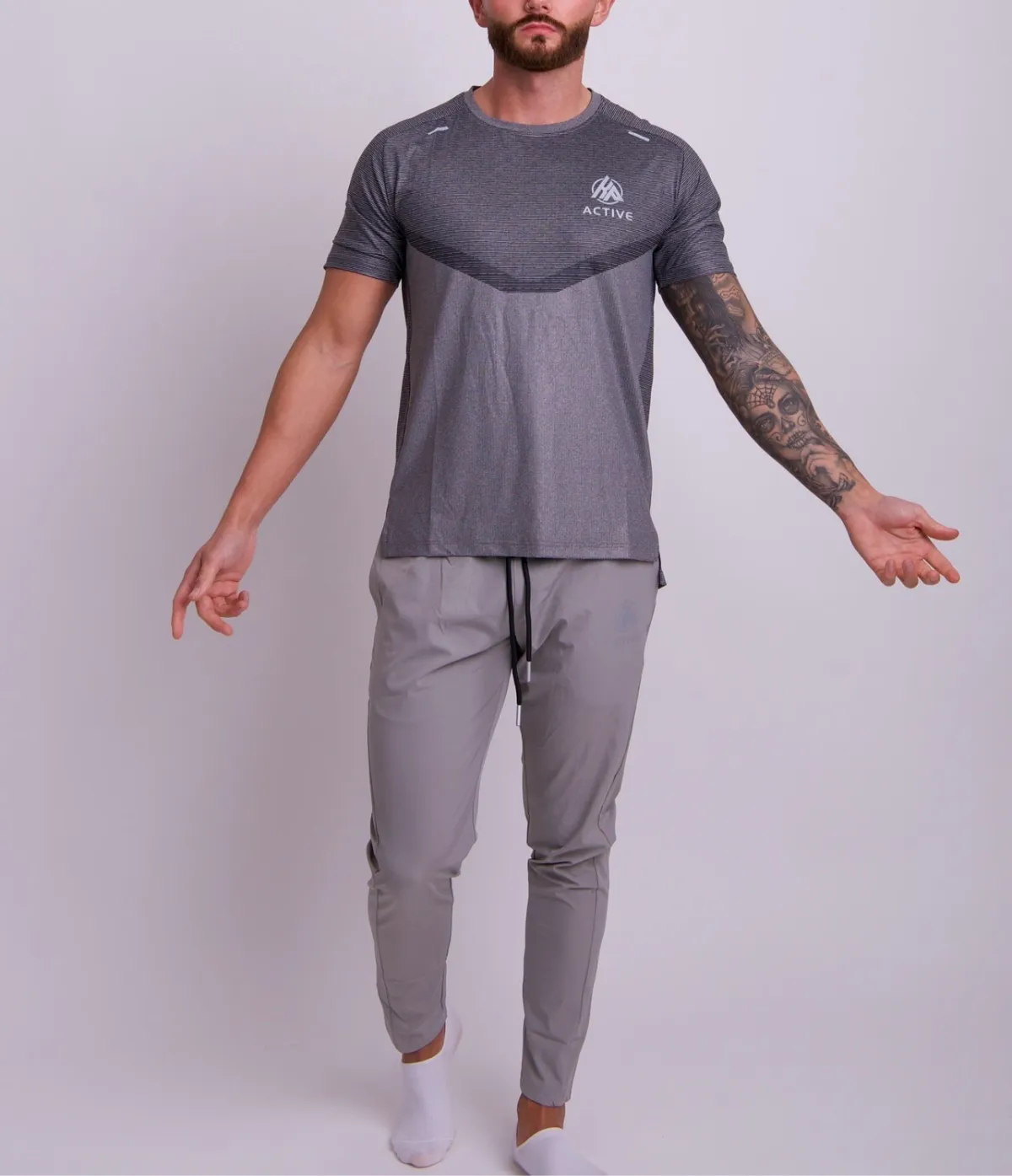 Wolf Grey Tech T-Shirt, view 1